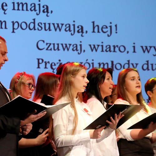Ustrzyckie śpiewanie pieśni patriotycznych